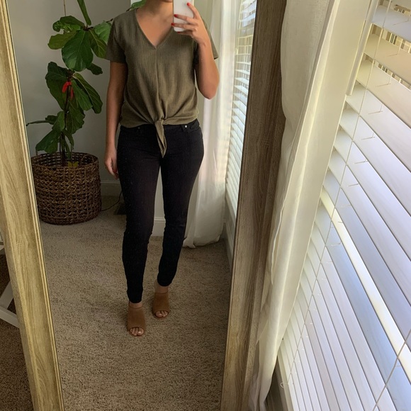 J.Crew Green Blouse - Picture 2 of 8